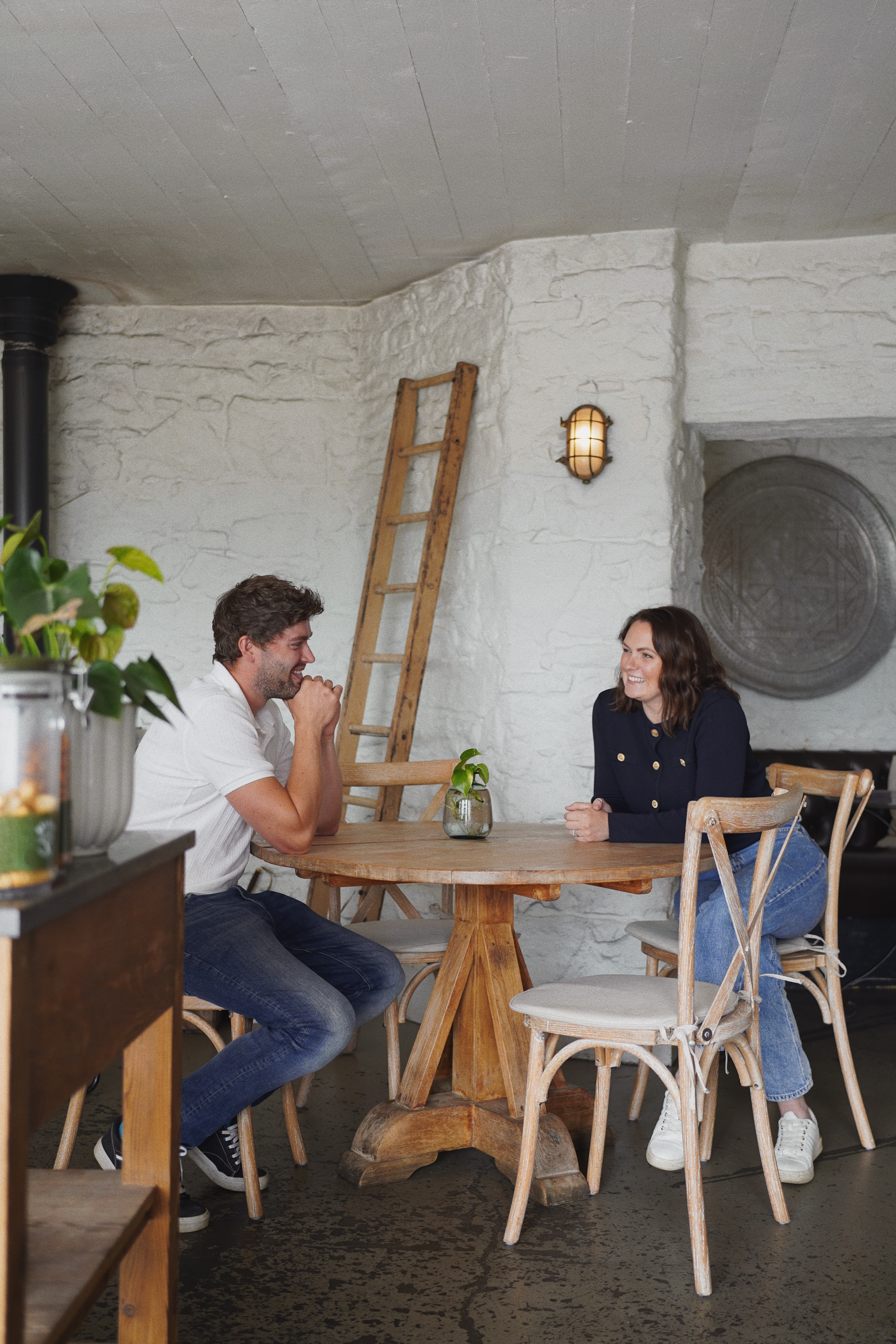 Nichole and Ben Farrow in conversation